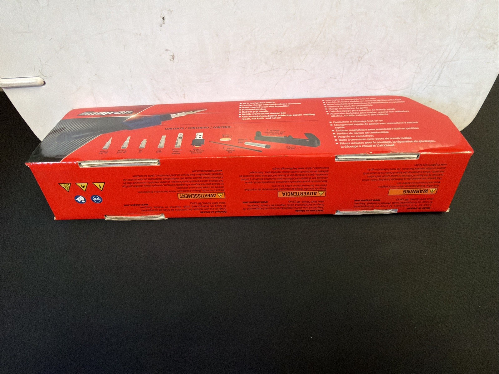 Snap-on Tools USA NEW Butane Gas Soldering Kit METALLIC BLUE YAKS42MB