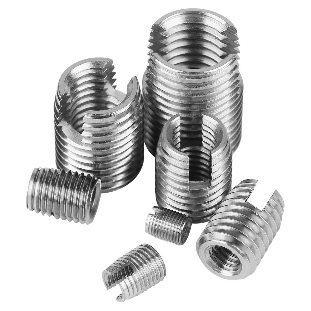 50Pcs Stainless Steel Inner Thread Self Tapping Thread Inserts Set, Reinforce…