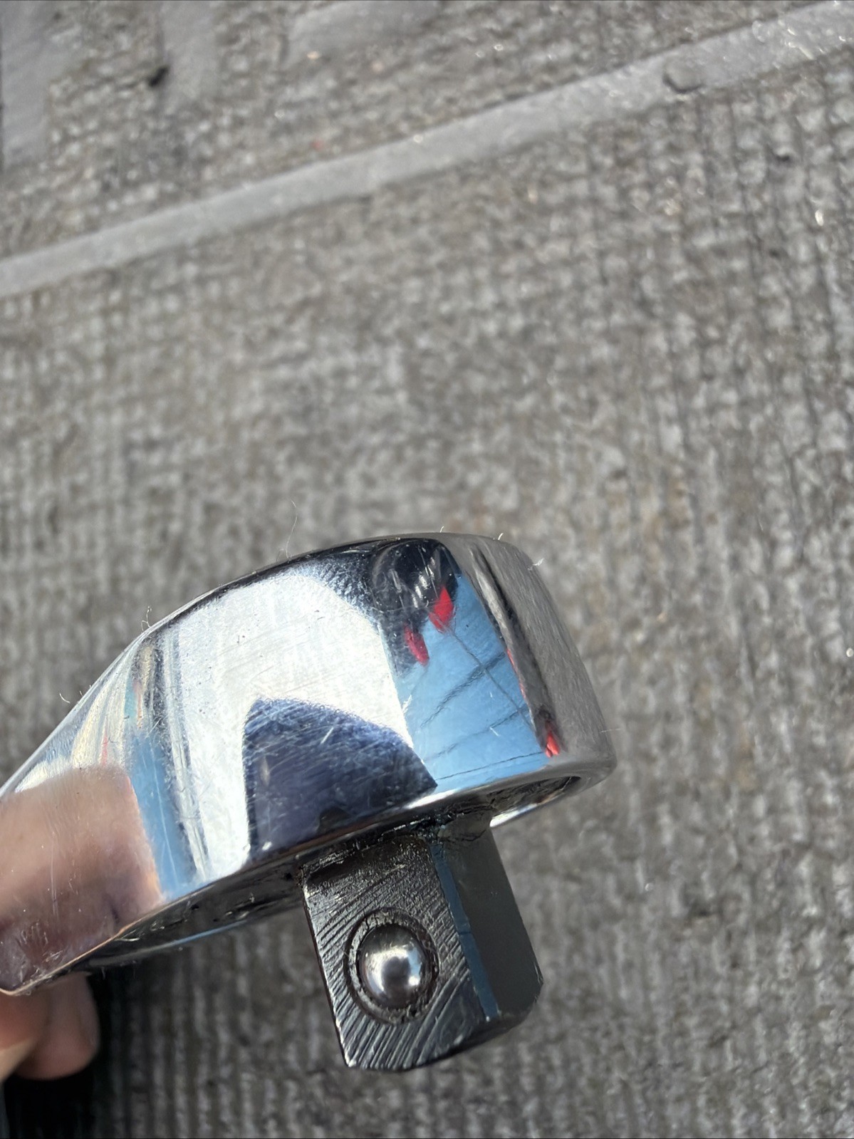 Snap-On Tools USA FN720A Polish Chrome Ratchet 3/8″ Drive – Short Handle 6″ Long