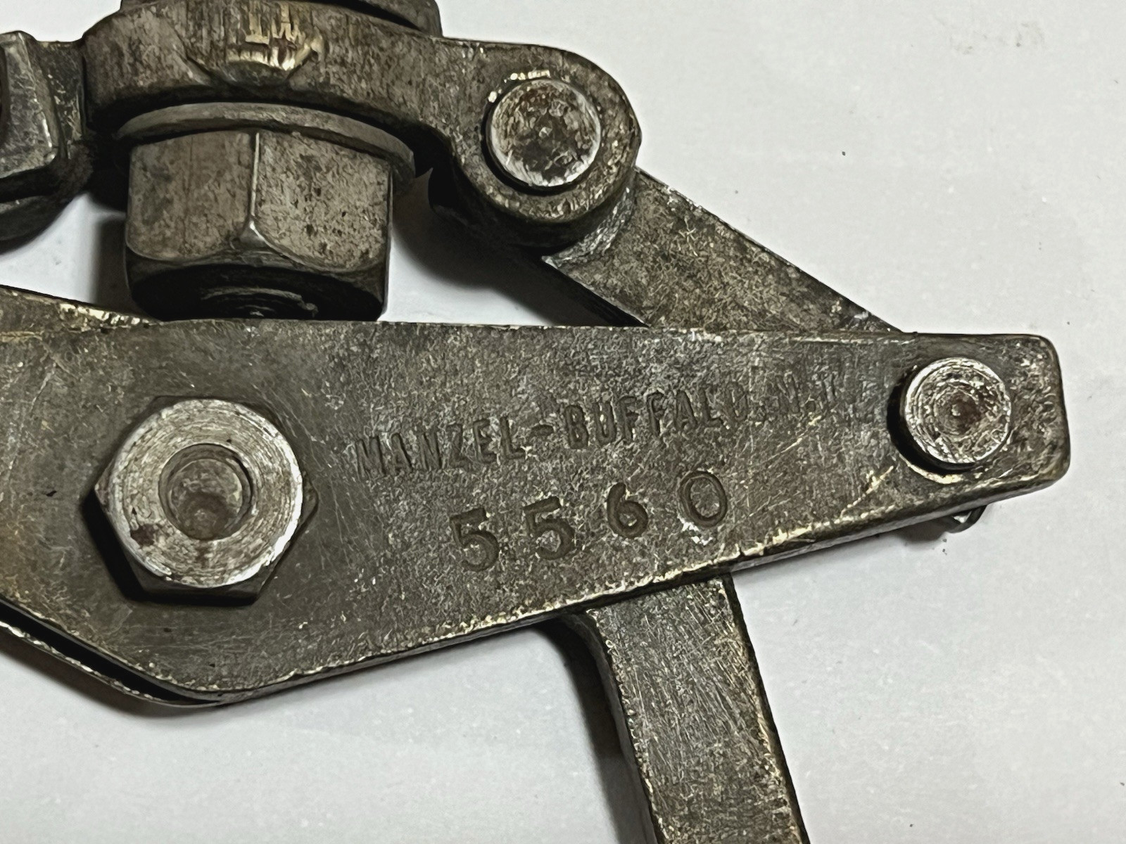 Manzel Buffalo 5560 Scissor Type Brass Lifting Remover Puller Tool Ford USA RARE