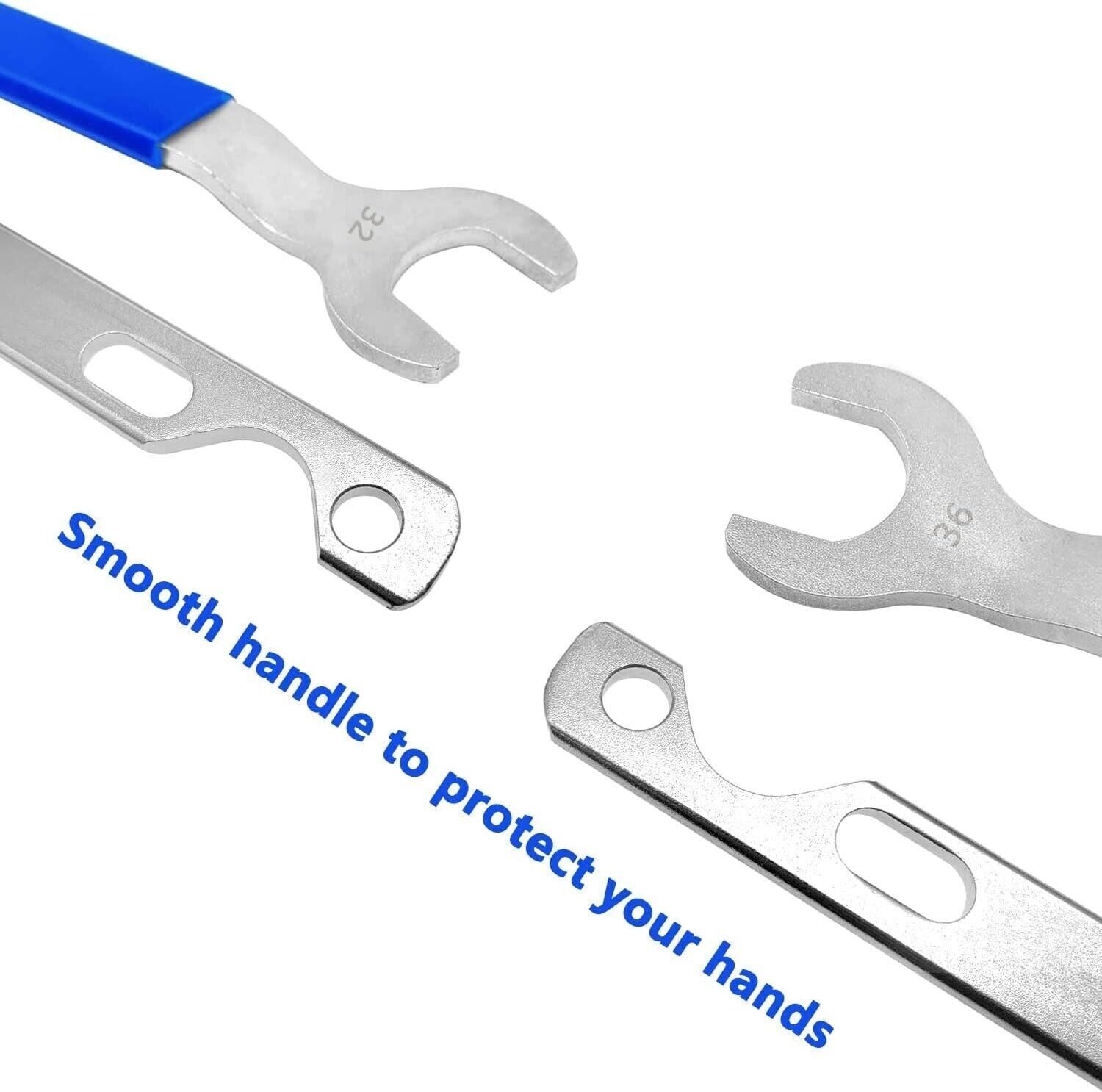 Fan Clutch Wrench Set,32mm & 36mm Wrenches – Essential Tool with Gloves