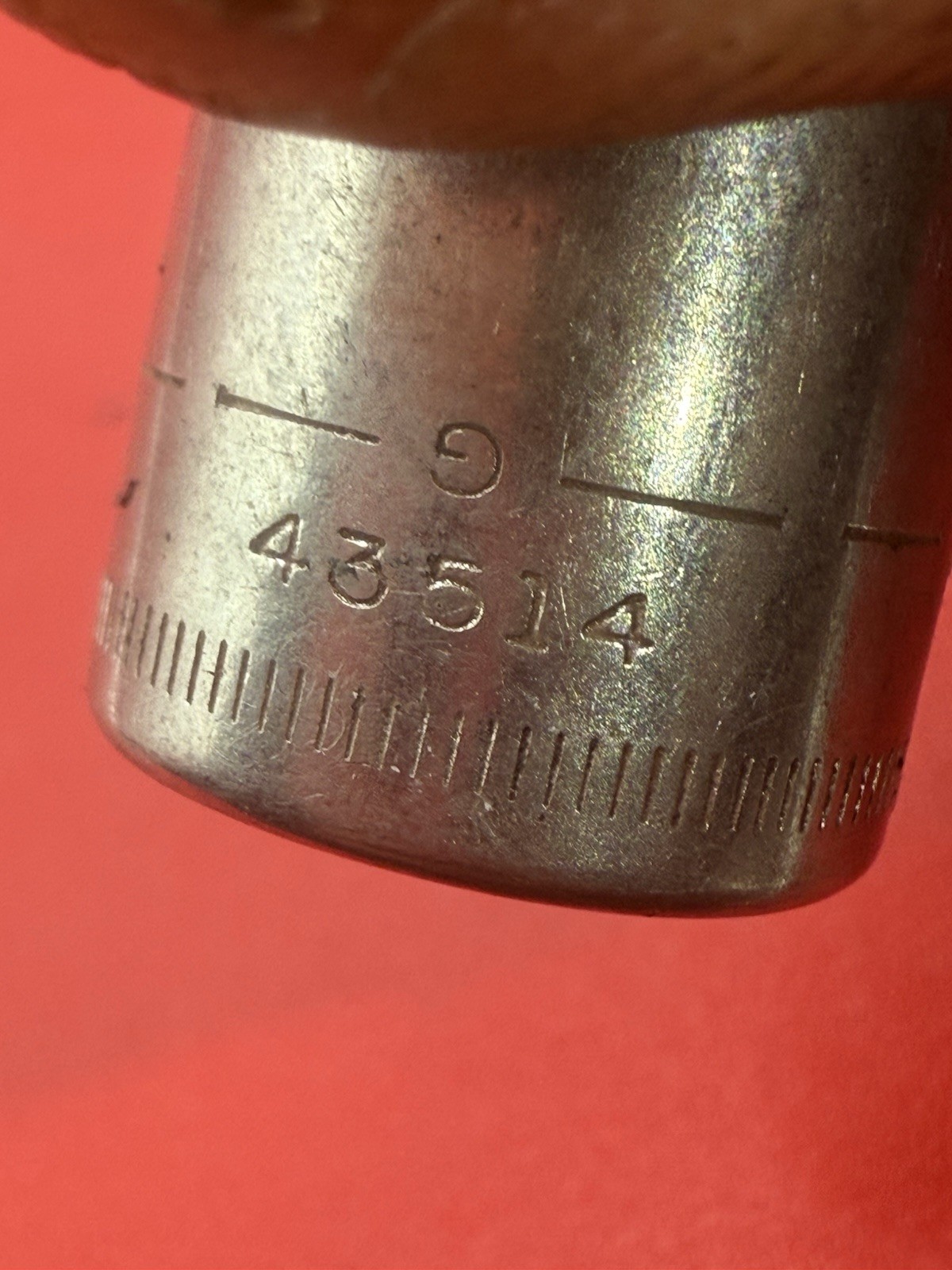 Craftsman -⅁- 13mm 6 Point Inverted G Shallow Chrome Socket 1/4″ Drive 43514 USA