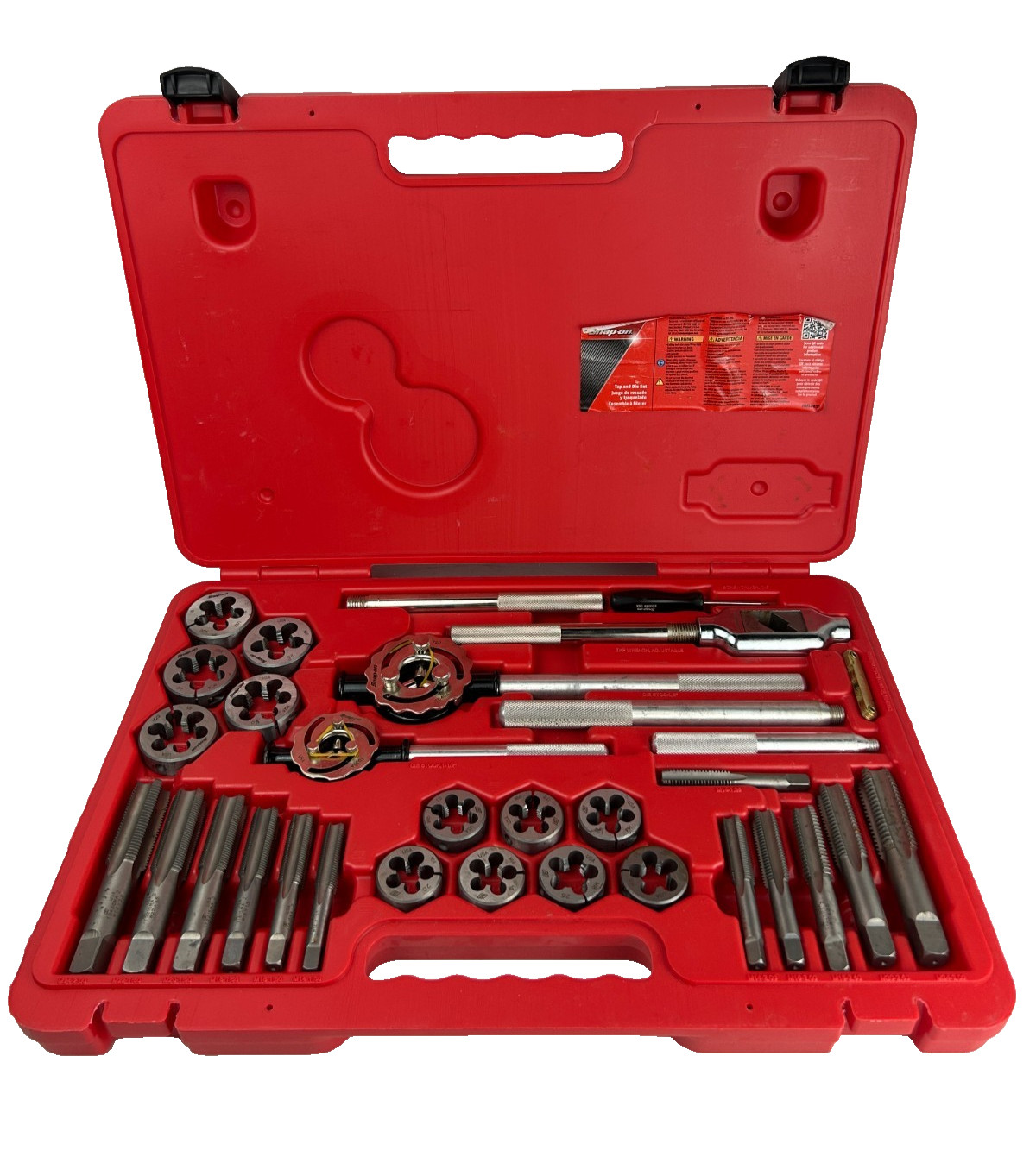 NEW Snap-On Tools 29pc Metric Large Tap & Die Set TDM99117C 14-24 mm USA Made