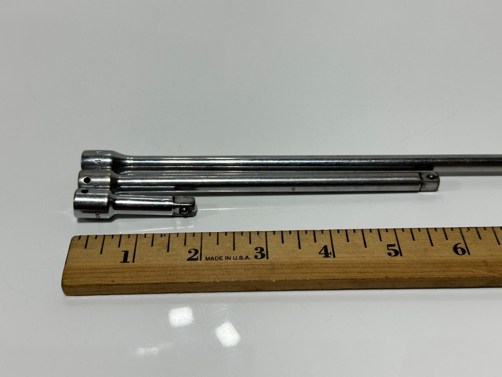 MAC Tools USA 3pc 1/4″ Drive 2″, 6″, 14″ Long Chrome Socket Extension Lot Set