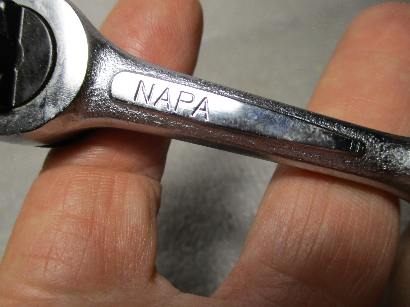 Vtg. NAPA USA 1/4″ Drive Ratchet NM47 RHFT Fine Tooth Push Release Near Mint!