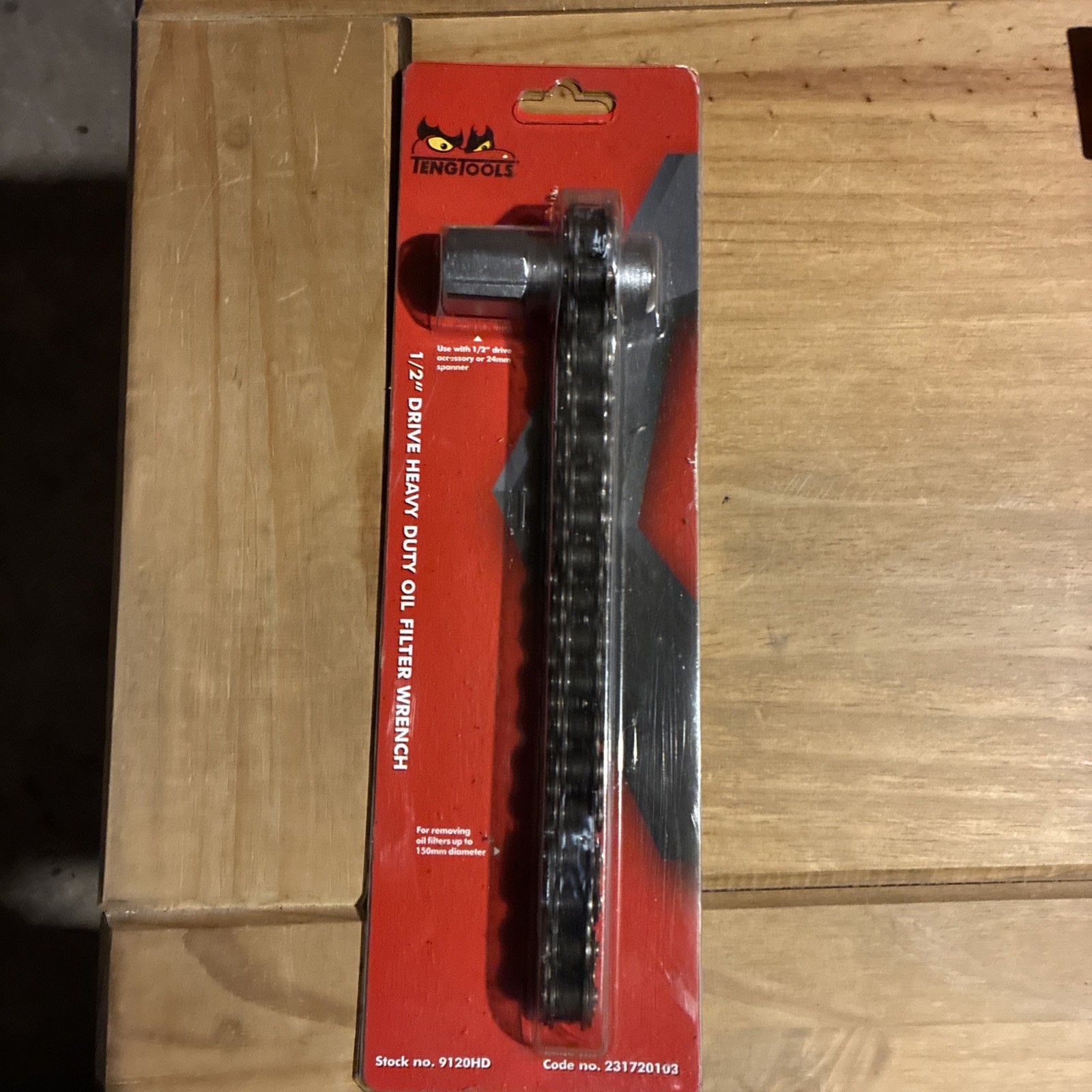 Teng Tools 1/2″ Heavy Duty Oil Filter Removal Tool 150mm