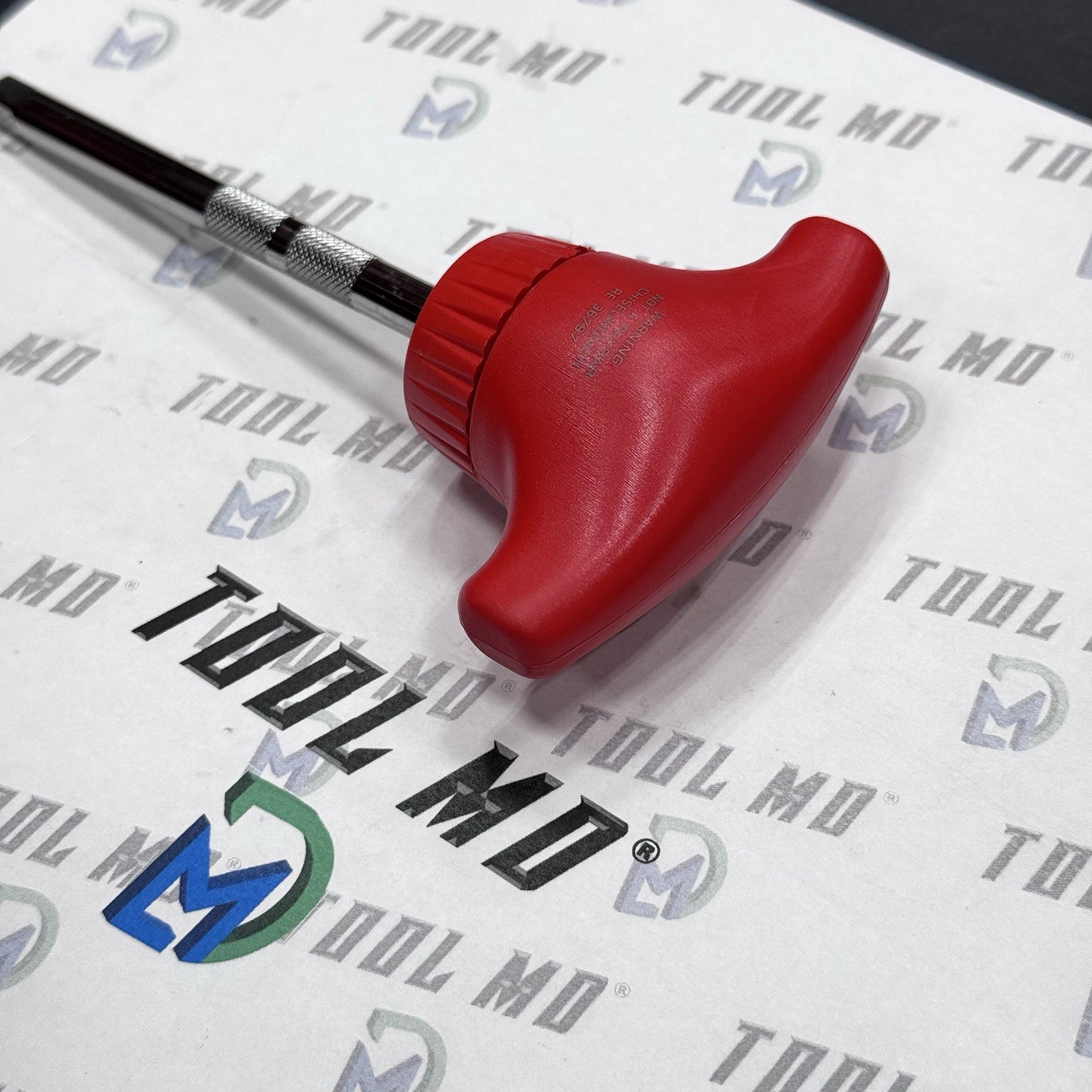 Snap-on Tools NEW RED 1/4″ Drive T-Handle Hard Grip 4″ Ratcheting Driver TMR4R