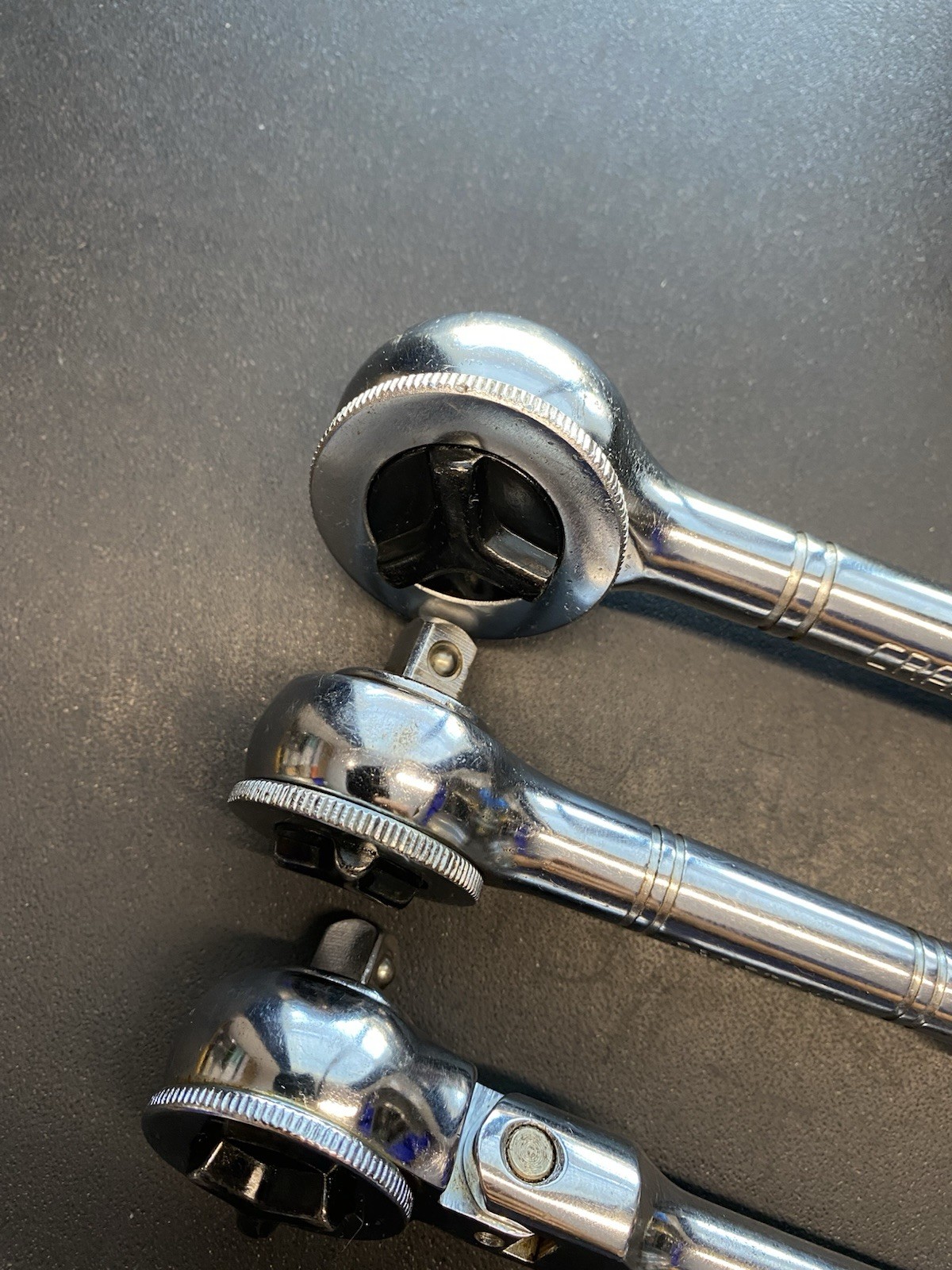CRAFTSMAN 9 4378 3/8” Drive Stubby Thumb Wheel Flex Head Ratchet 943796, 943797