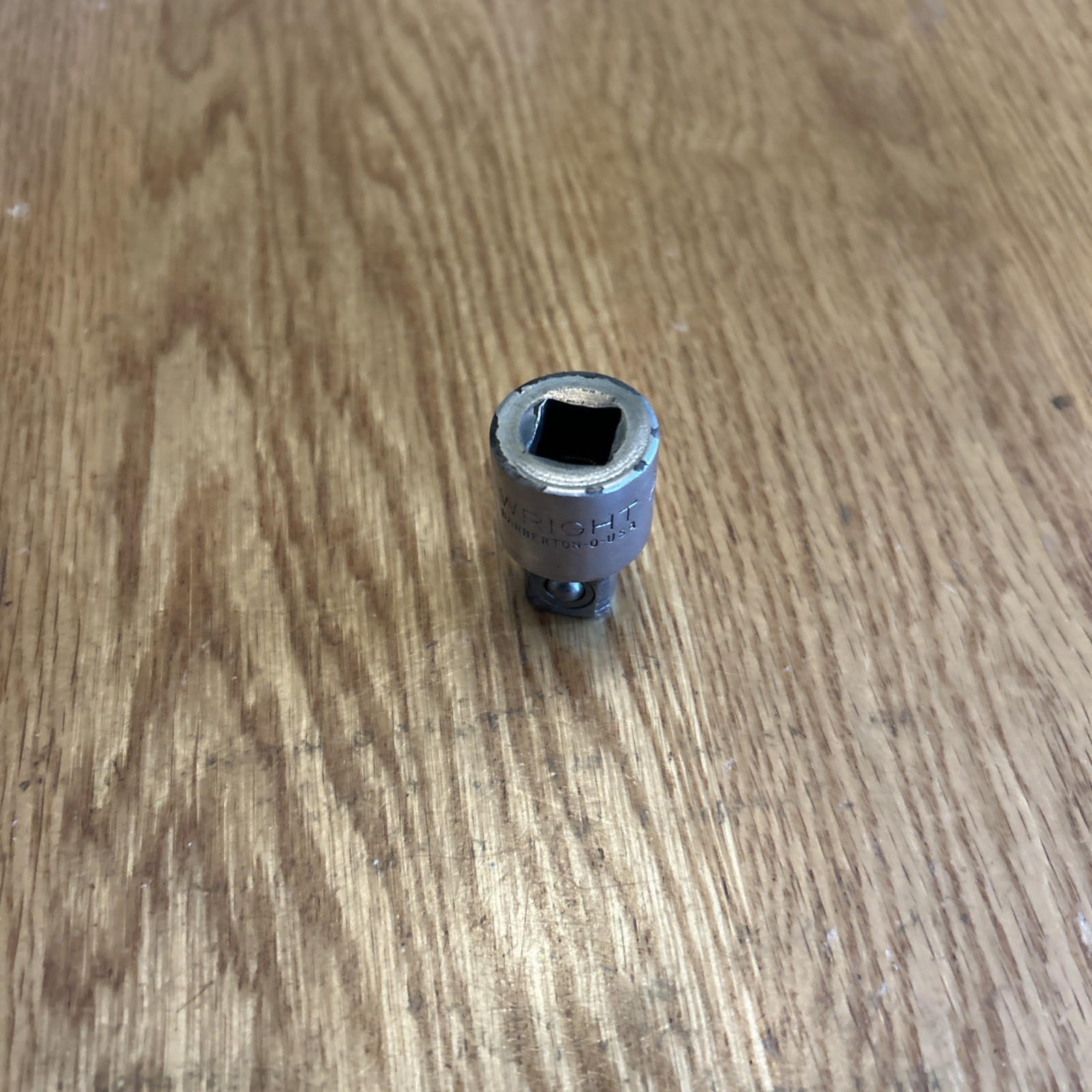 Vintage Wright Tools USA AD-1 42+ Socket Ratchet Adapter 3/8″ Female x 1/2″ Male