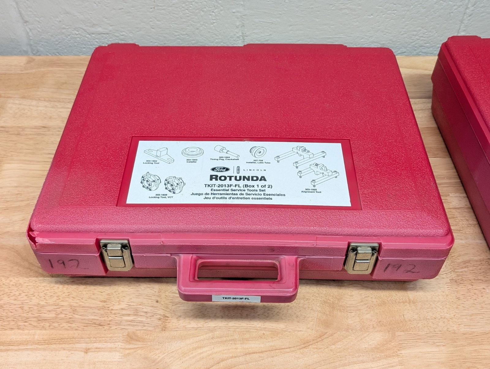Ford Rotunda TKIT-2013F-FL Tool Set Kit Complete Set Box 1 & 2 , 1.0L Fiesta