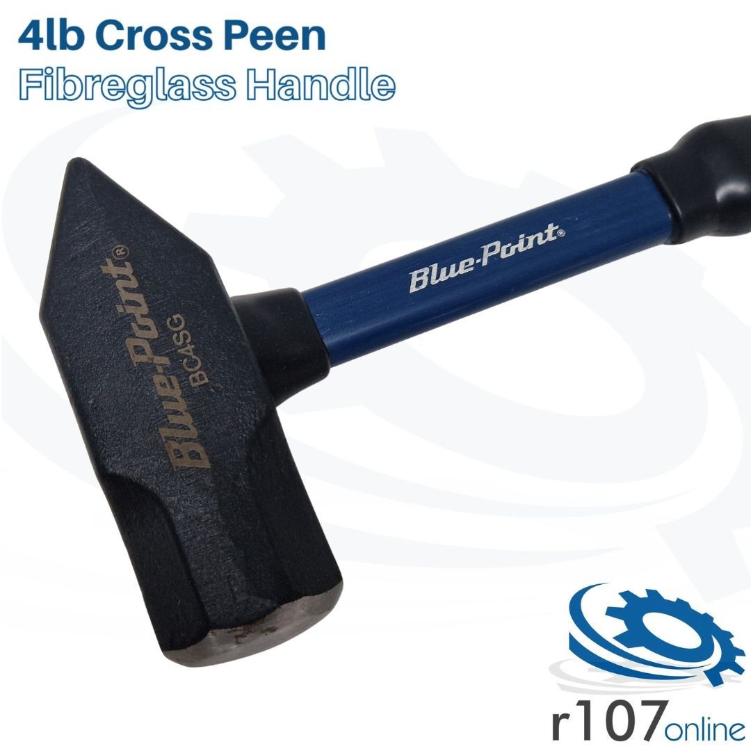 Blue Point 4lb Cross Peen Hammer BC4SG Fibreglass Handle – As sold by Snap On.