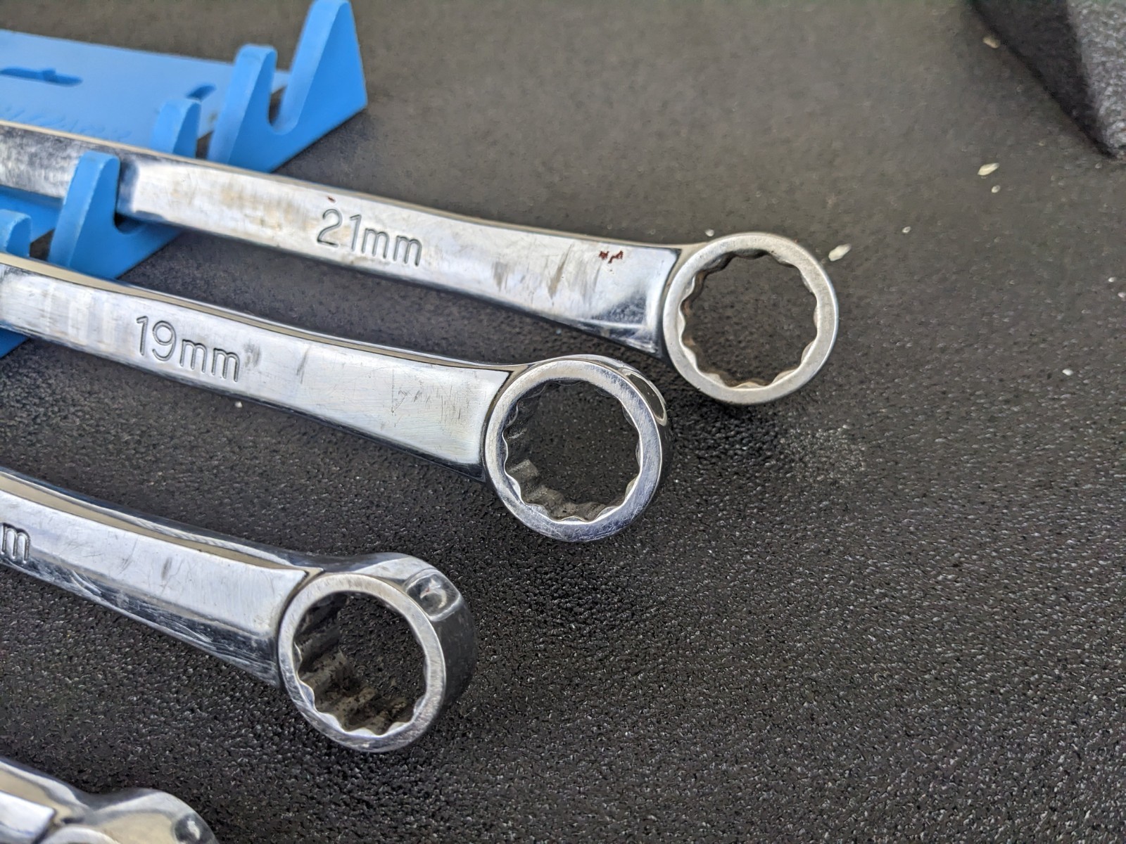 #bn786 Cornwell WBWMLOHP7ST Long Metric MM Box End Wrench Set 12 pt 8mm to 22mm