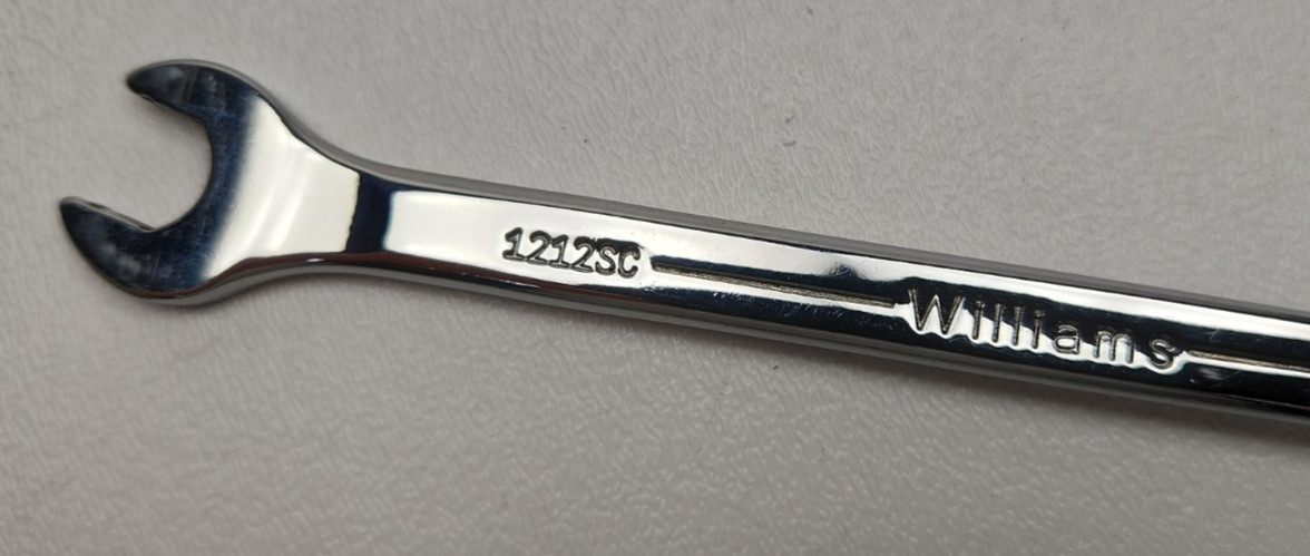 Williams SuperCombo Wrench 3/8″ – 1212SC Combination USA Made Vintage Tool Used