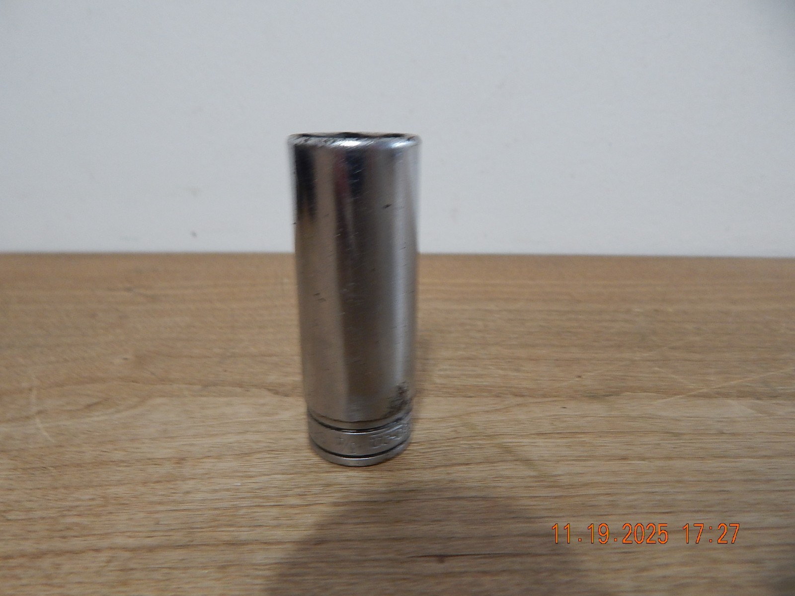 Snap-on Tools USA 3/8″ Drive 3/4″ 6pt Chrome Socket SFS-241 2-5/8″ Deep Well