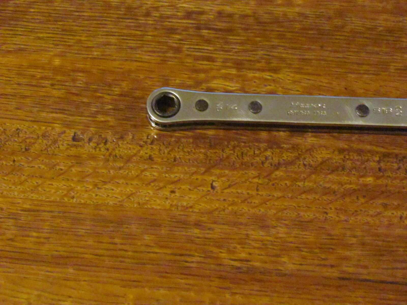 SNAP ON R810SA1/4″ X 5/16″ DOUBLE BOX RATCHET WRENCH NICE