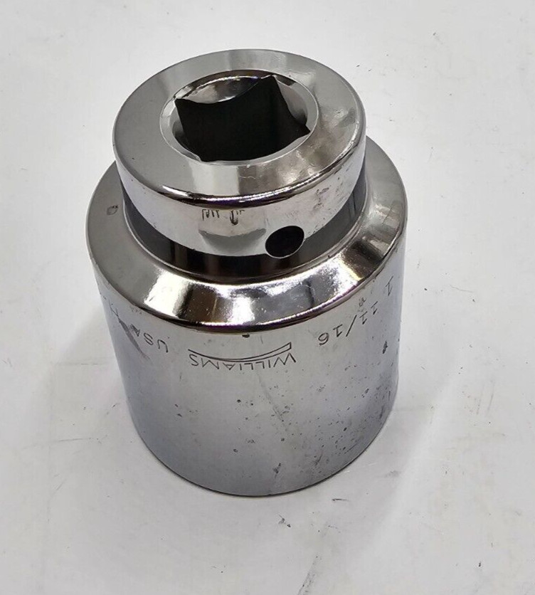 Williams Shallow Socket H-1254 12-Point 3/4 Inch Drive 1-11/16 Socket