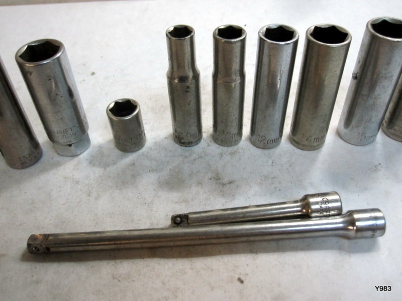 Craftsman socket set, extensions see description for details 13pc set