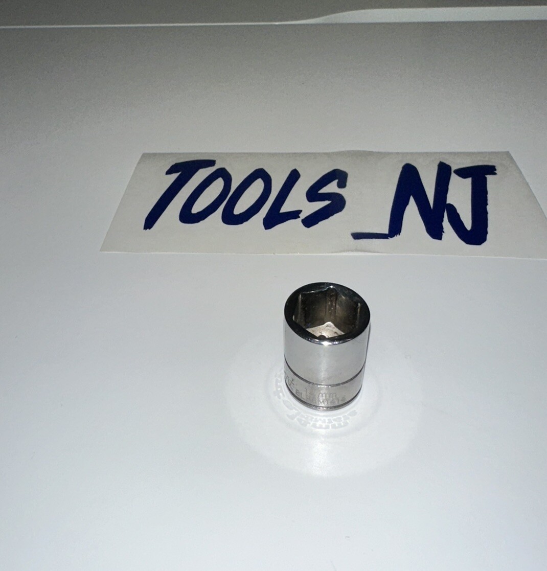 Blue Point Tools BLPSM1414 14mm Metric Shallow Socket 1/4″ drive 6 Point Chrome
