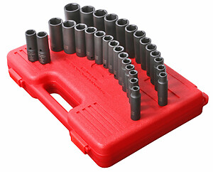 Sunex Tool 5153Dd 29 Piece 1/2″ Drive Sae/Mm Deep Impact Socket Set
