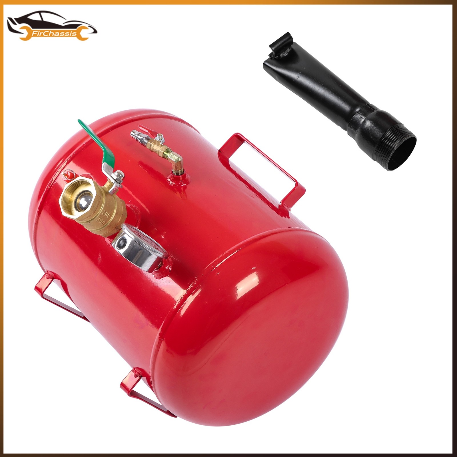 Red Air Tire Bead Seater 7.5 Gallon Blaster Tool Seating Inflator Truck 145PSI