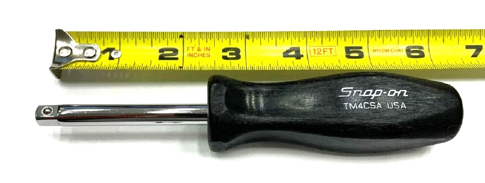 *NEW* Snap-on 1/4″ DRIVER – TM4CSA *BLACK HARD HANDLE* 1/4″ SHANK DRIVER *NEW*