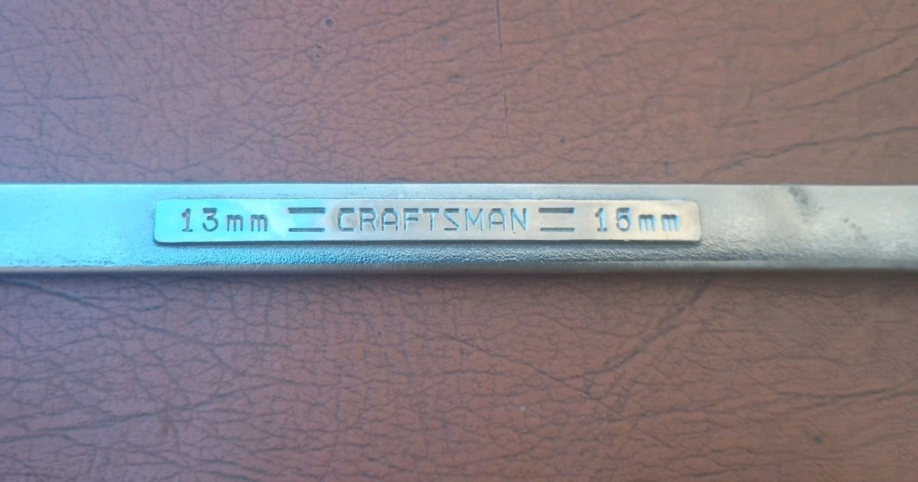Craftsman 13mm X 15mm Metric Box End Wrench 12 Point -VV- 42957 USA