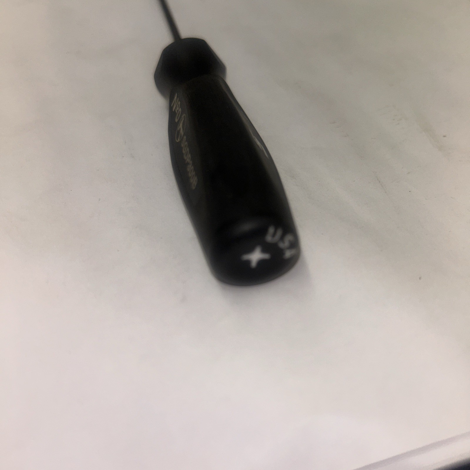 Snap-on Tools USA NEW BLACK #0 Phillips Soft Grip Mini-Tip Screwdriver SGDP300B