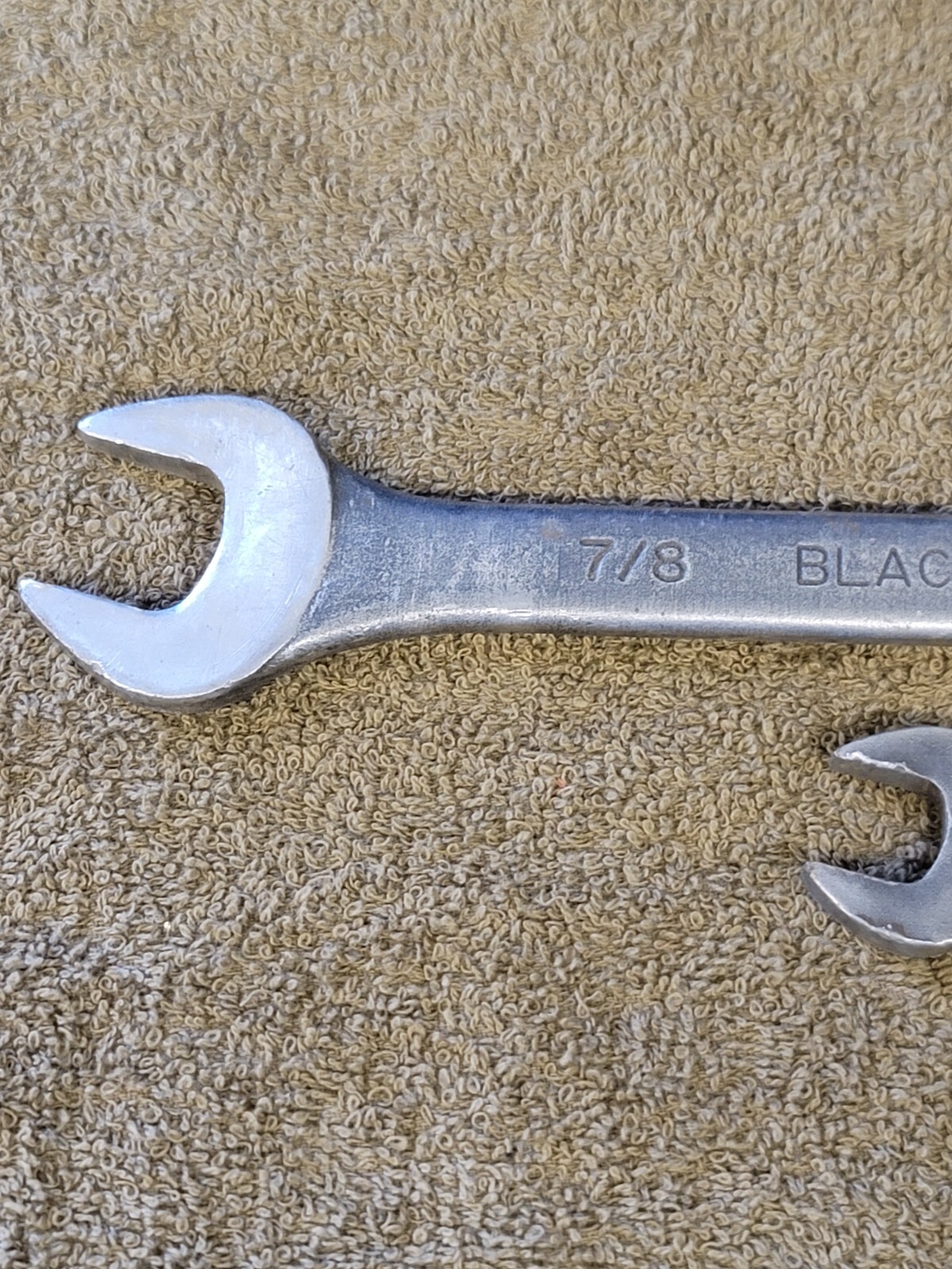 5 Blackhawk Combination Open End Wrench Sae 7/8 11/16 5/8 9/16 7/16″ Black BW