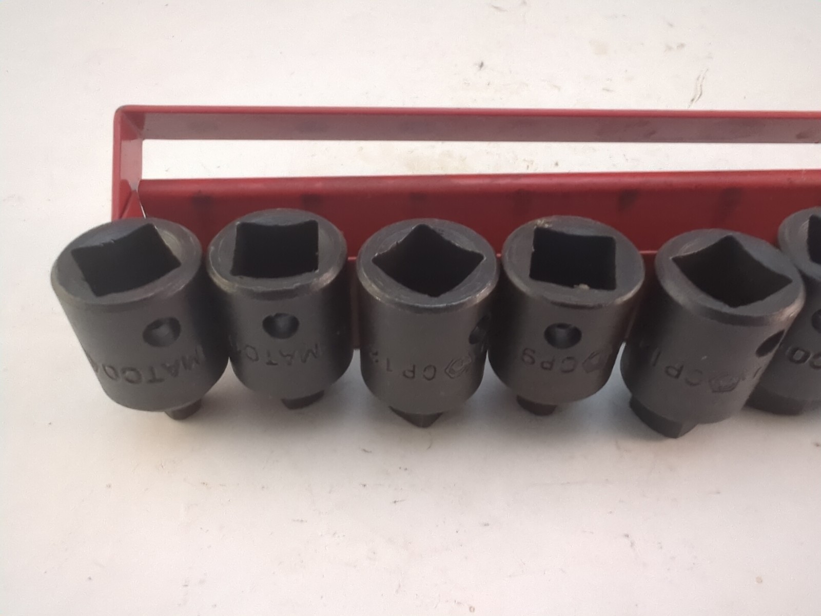 8 Pc. Matco 1/4″-5/8″ SAE 1/2″ Drive Square External Drain Plug Socket Set