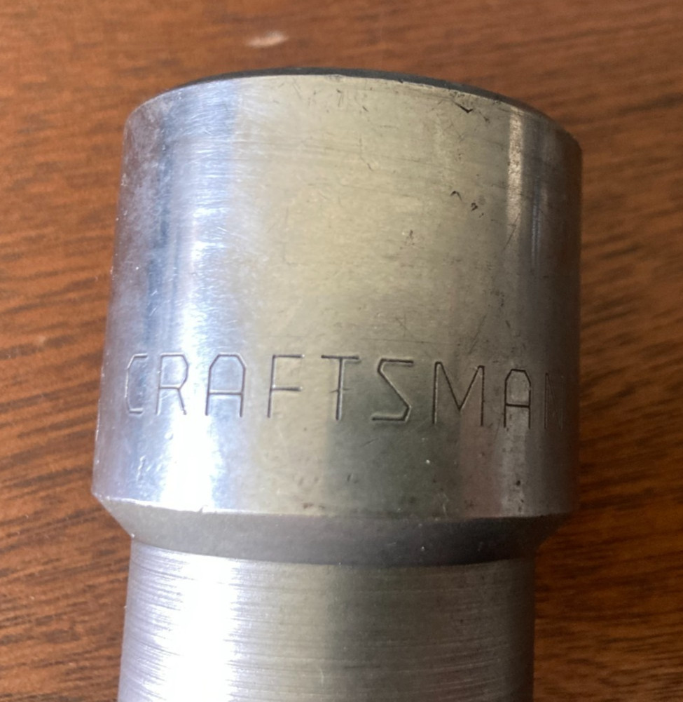 CRAFTSMAN 1-5/16” 3/4” Drive 12 Point Chrome Socket -G- 47778, Made in USA