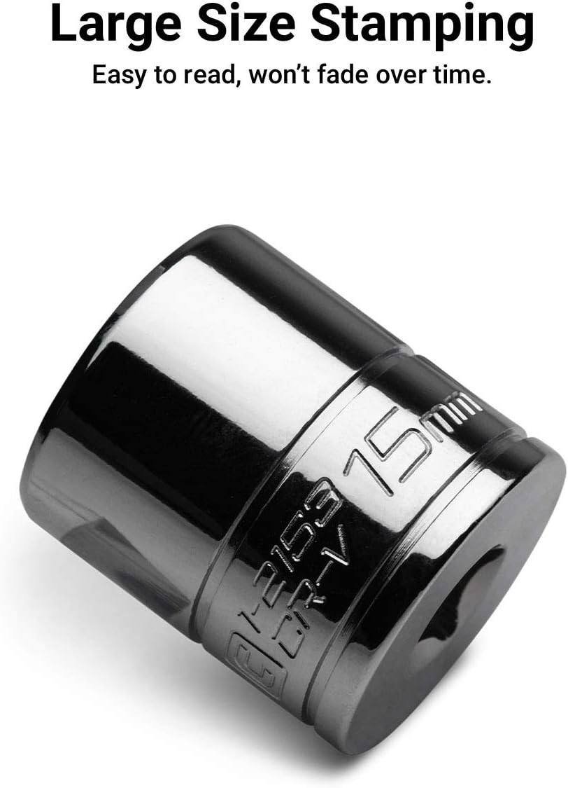 Compact 12mm 3/8-Inch Drive Socket – Perfect for Impact Wrenches and Ratchets