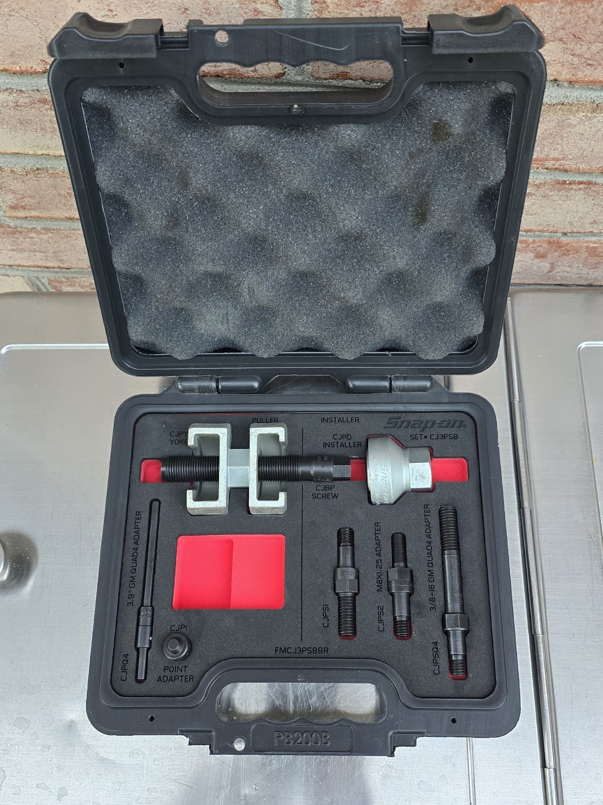 Snap on CJ3PSB Power Steering Puller Set In Foam Lined Case