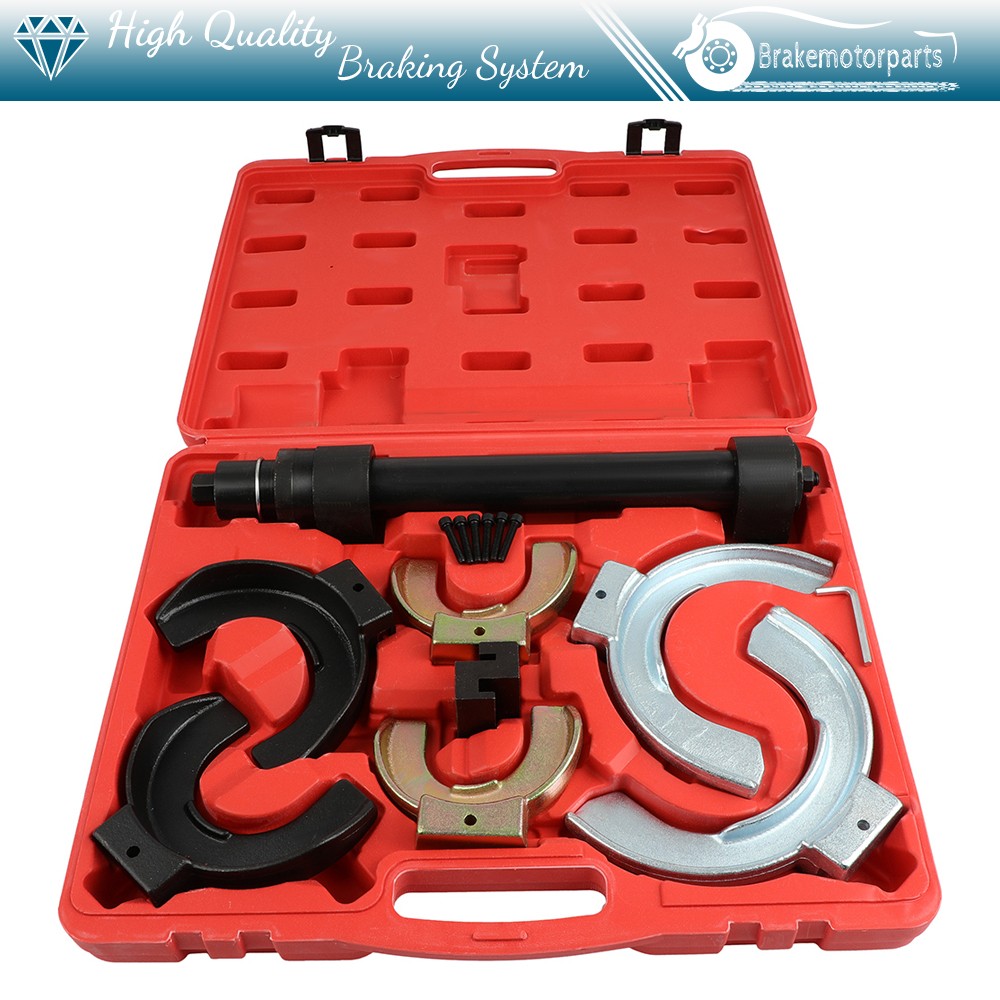 Spring Compressor Extractor Tool Set Fits Interchangeable Fork Strut Coil
