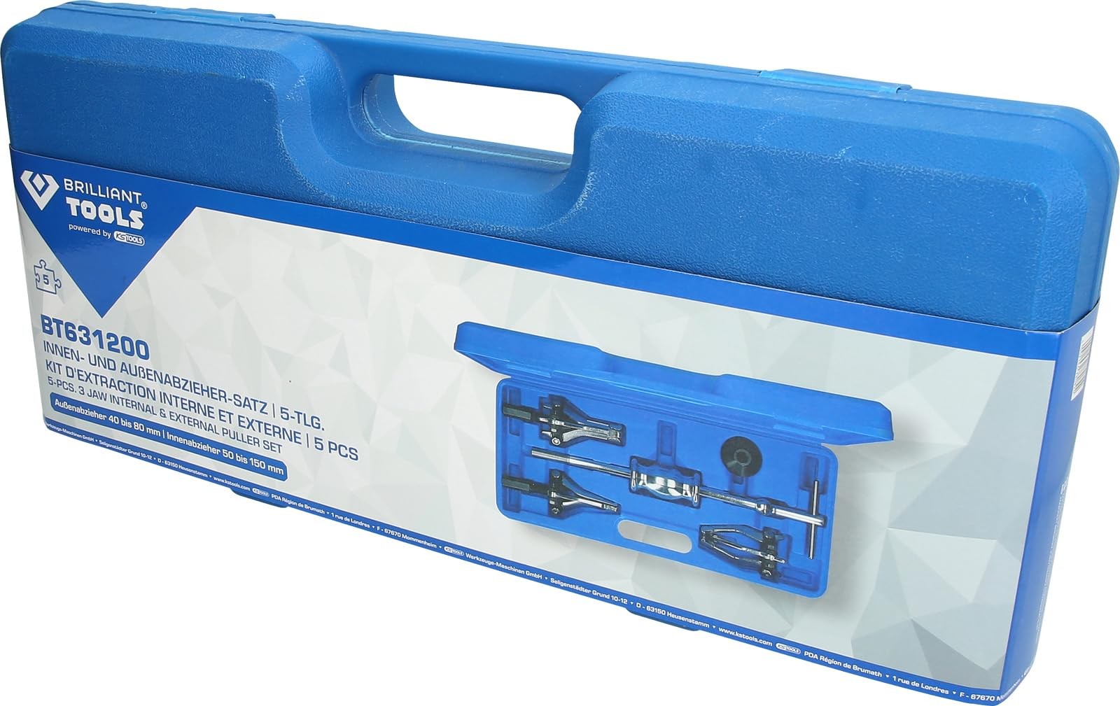 BT631200 Internal and External Puller Set | 5PCS Powered by KS Tools