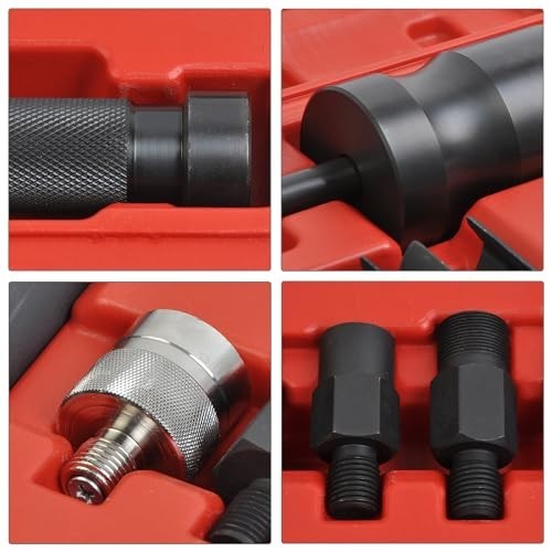 Diesel Injector Extractor Puller Kit with Common Rail Adaptor & Slide Hammer Too