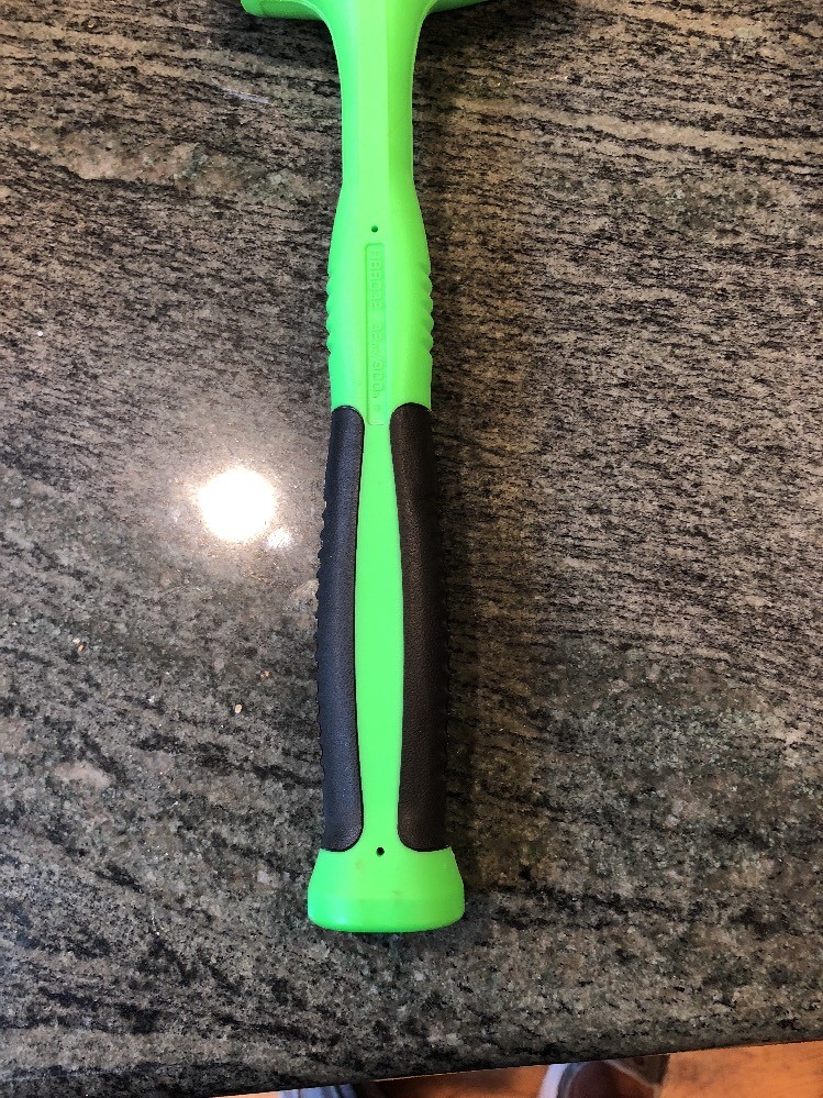 Snap On hbbd32g 32 ounce ball peen soft grip dead blow hammer green