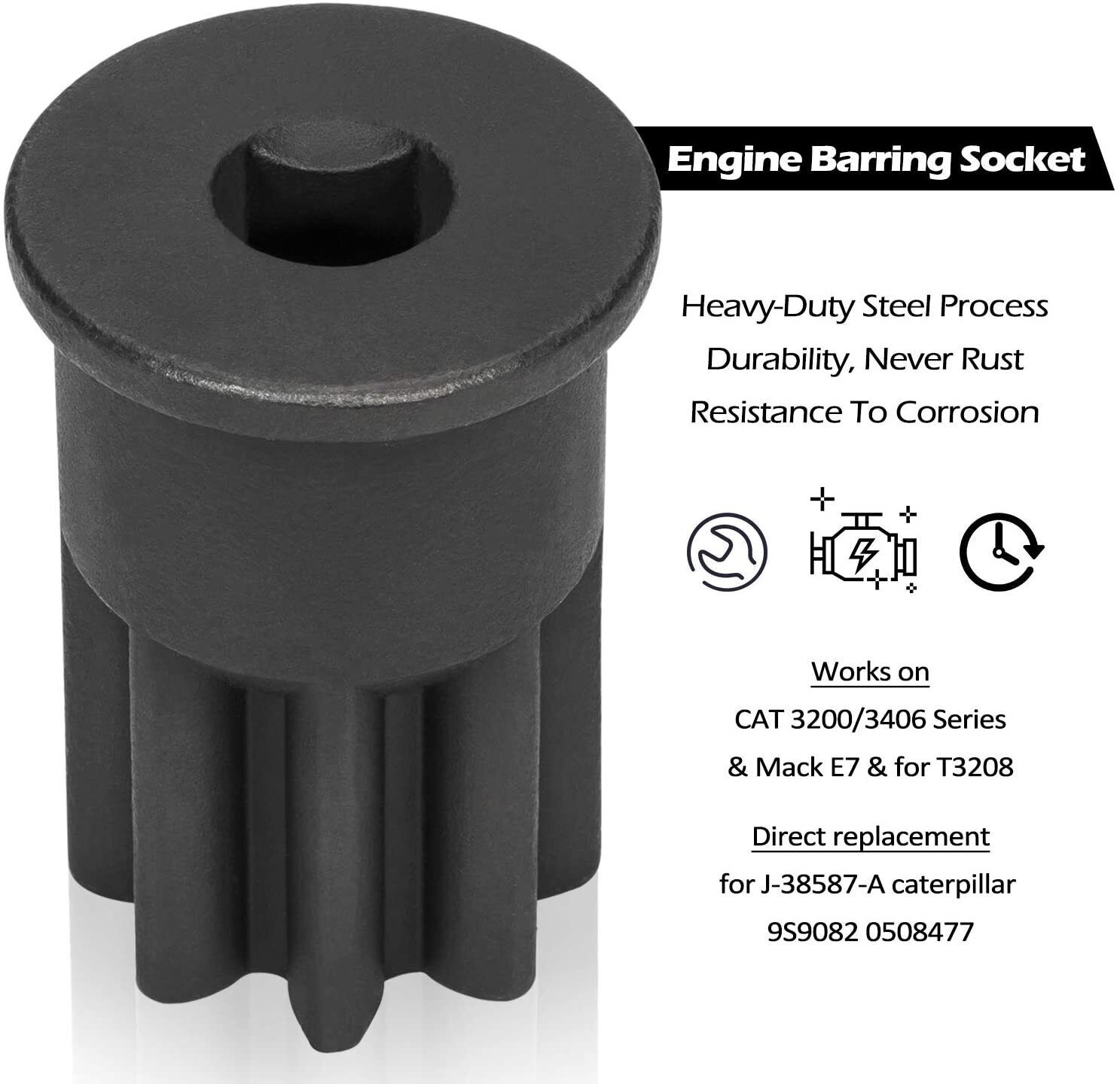 Injector Sleeve Remover Installer Set,Injector Height Tool+Engine Barring Socket