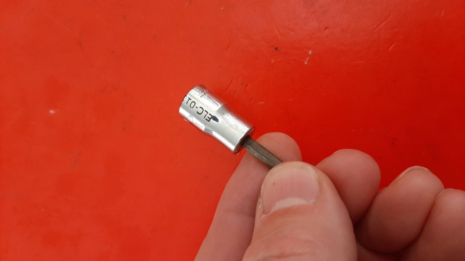 Snap-on Tools USA 1/4” Drive 9/64” SAE Ball Hex Bit Socket TMAB4.5E Engraved