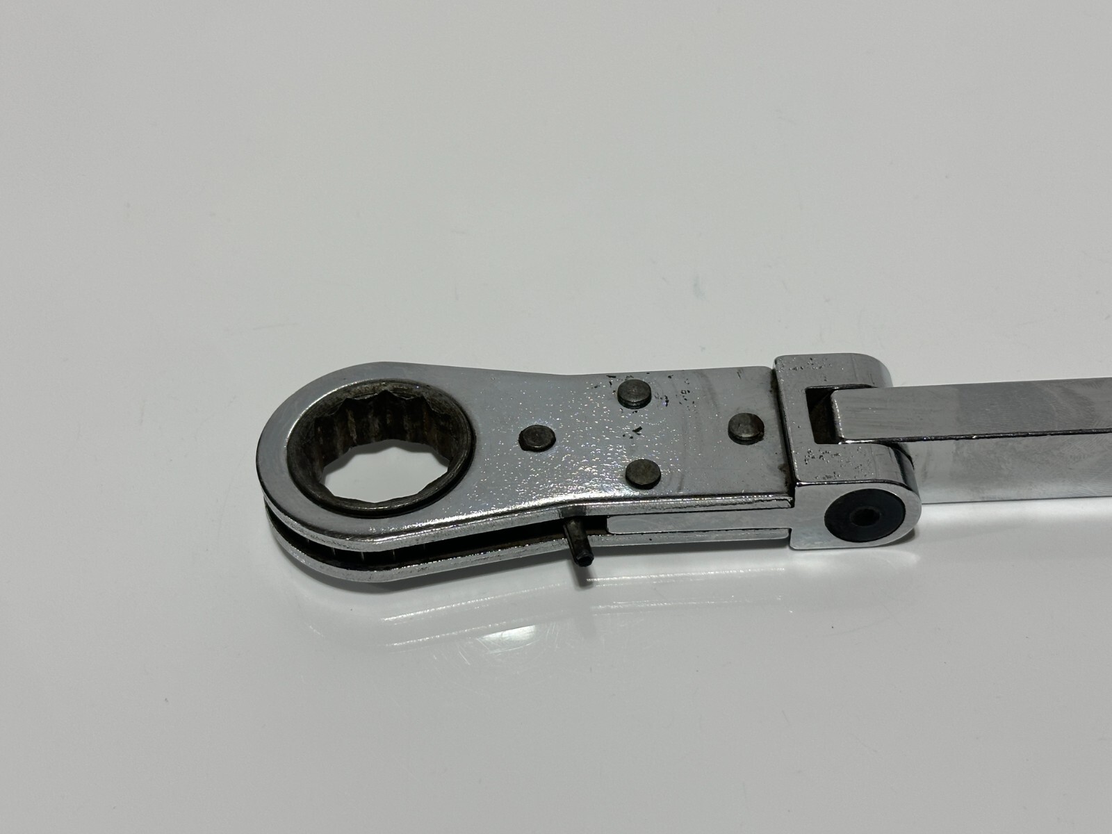 VULCAN Tools USA Made WA-11S (RARE) Double Flex Chrome Pass Thru Through Ratchet