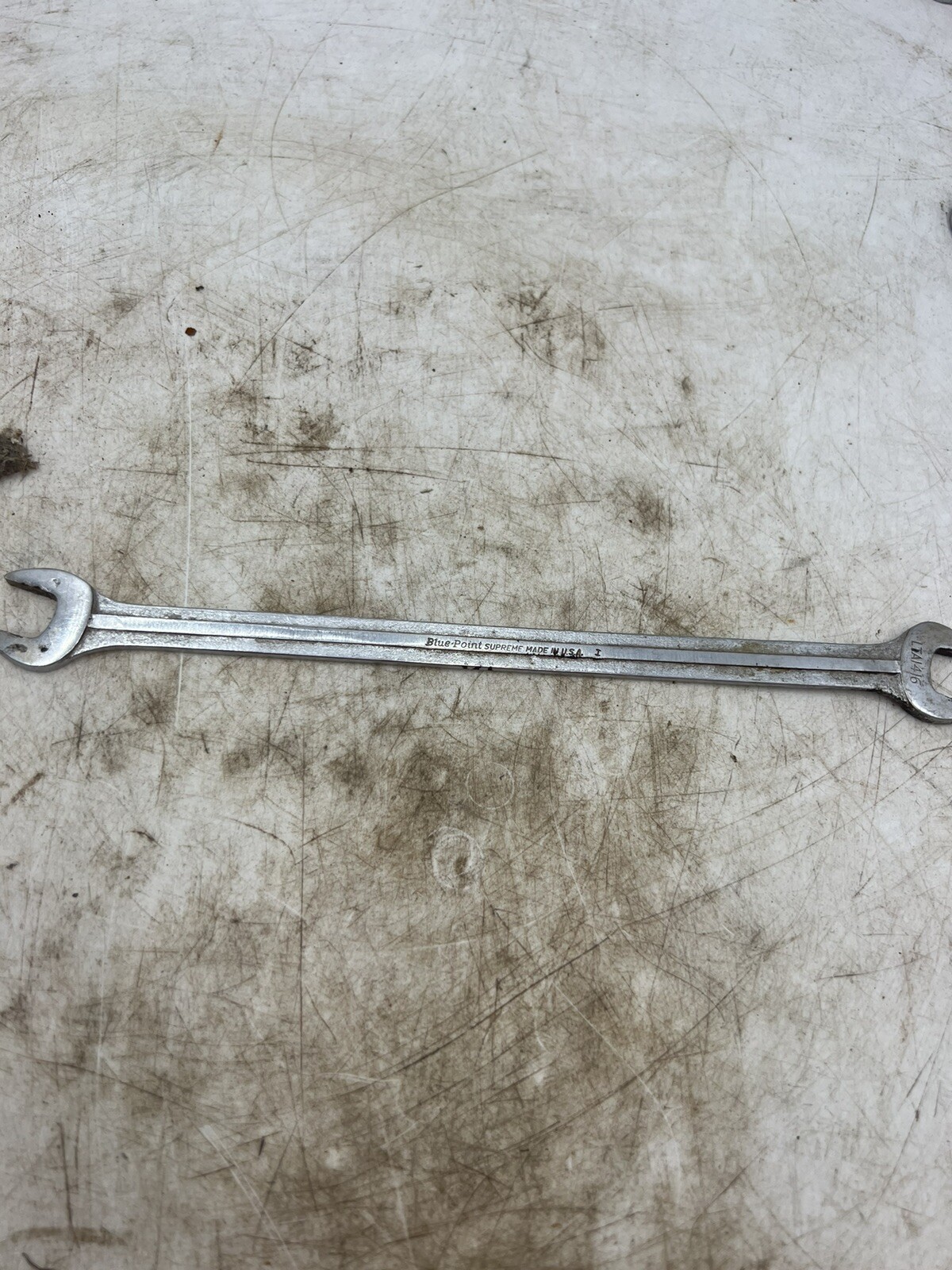Blue Point Supreme 7/16-1/2 Thin Low Torque Slime Line Open End Wrench LTA-1416