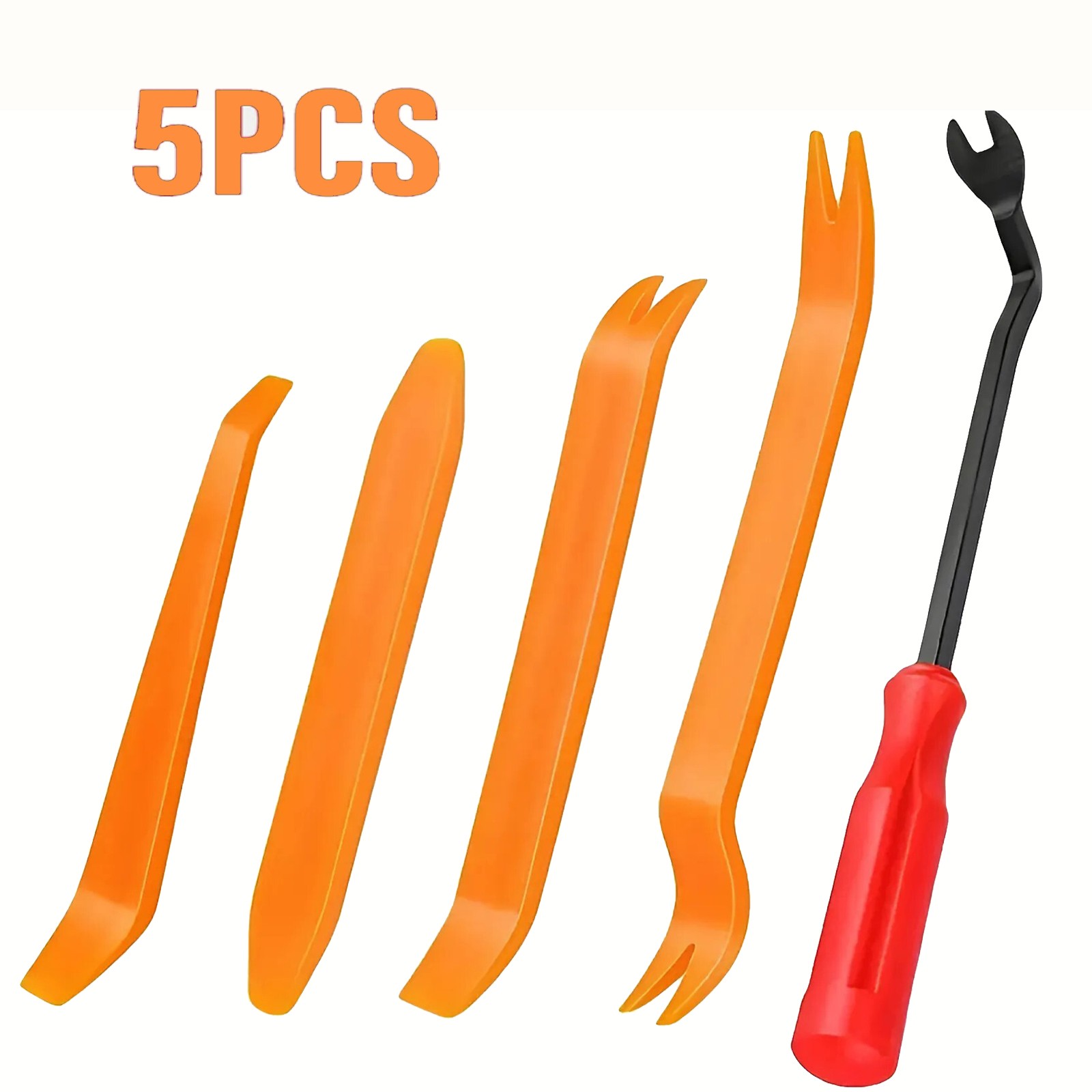 Plastic Trim Removal Pry Tool Set for Car Radio Panel Door Dash Clip Fasteners