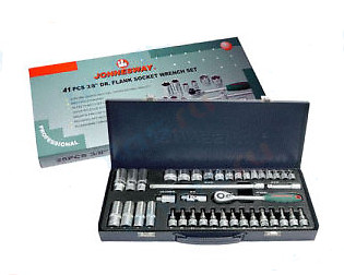 Jonnesway S04H3141S 41 Pcs Professional Hand Socket Set 3/8″ Drive 6-24 mm