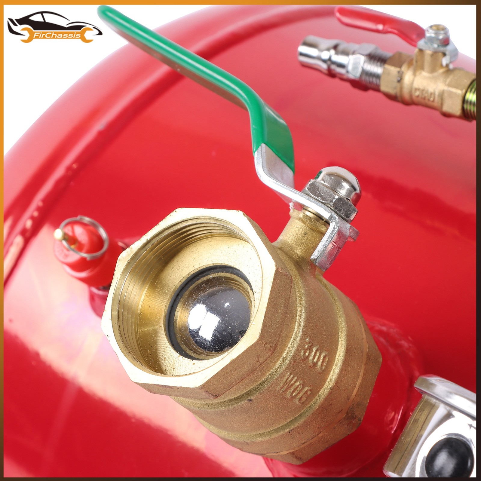 Red Air Tire Bead Seater 7.5 Gallon Blaster Tool Seating Inflator Truck 145PSI