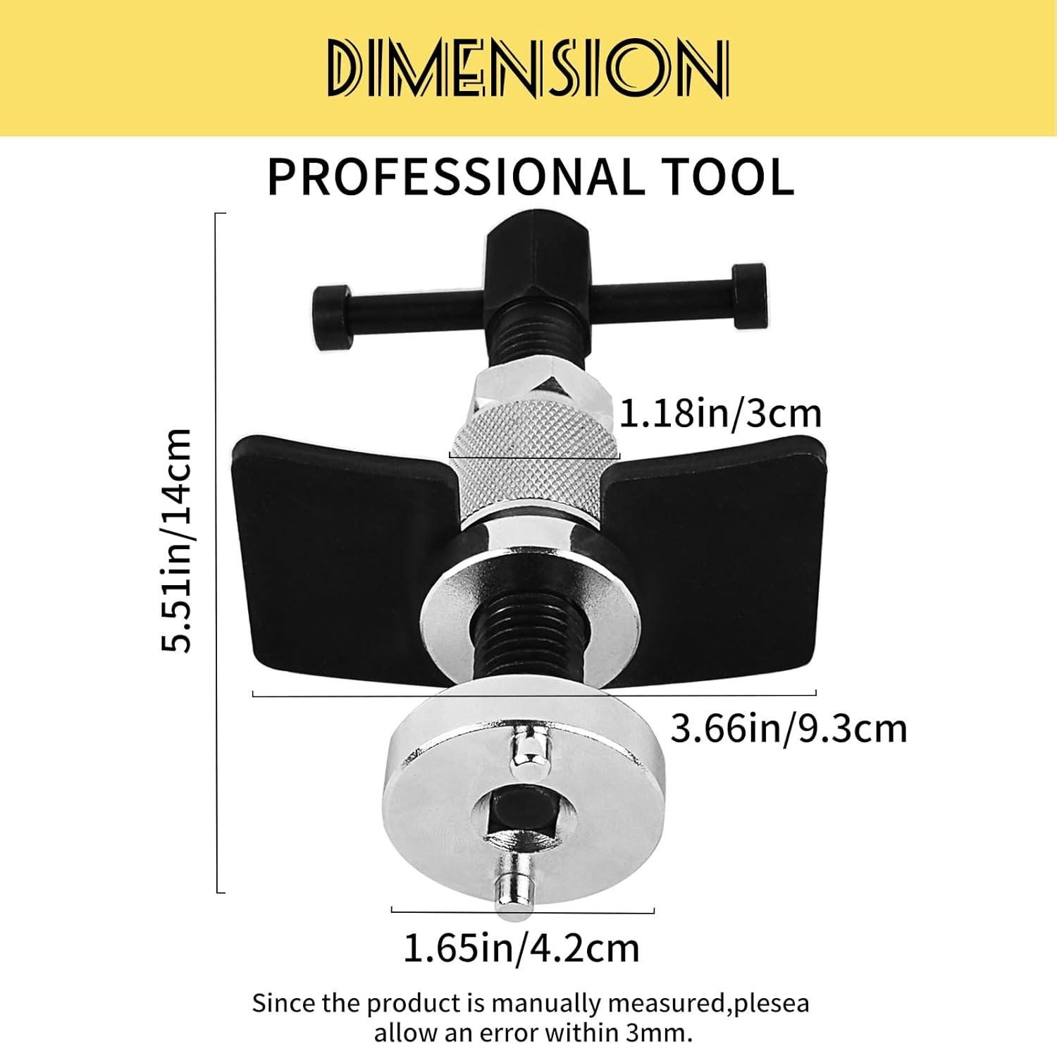 Disc Brake Piston Tool Universal Rear Pad Reset Efficient Durable Auto Service