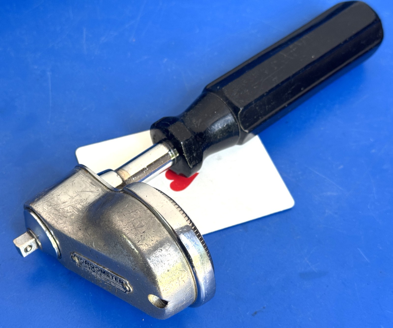 Snap-on 1/4″ Drive Dial US Basic Torque Driver Wrench Torqometer 50 inlb TQS4
