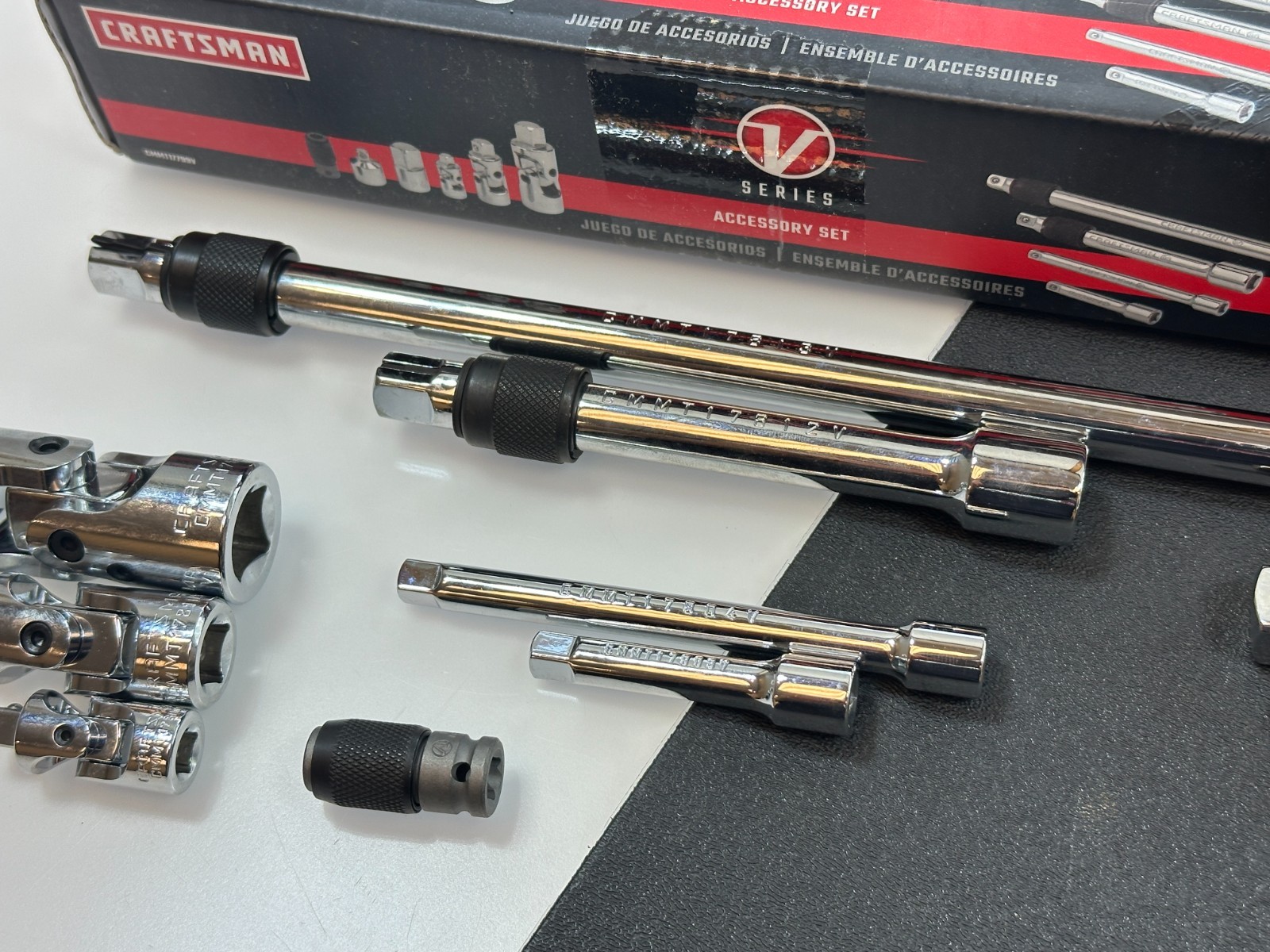 NEW Craftsman V-Series (Discontinued) 10pc Extension Adapter Set w/ Locking Ext.