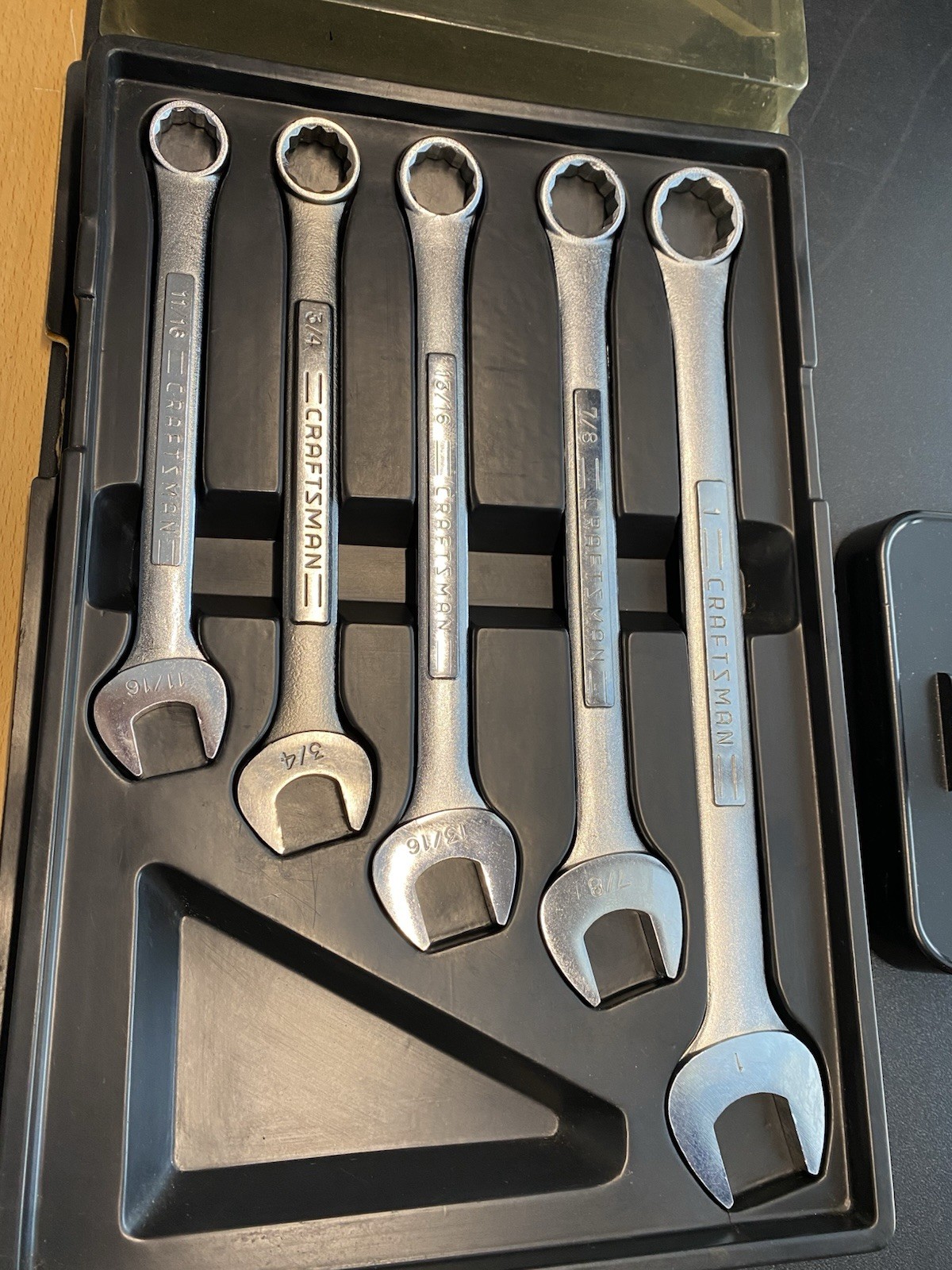 Craftsman Combo Wrench SAE Set Chrome Molybdenum BF Japan 1/4” to 1″ READ