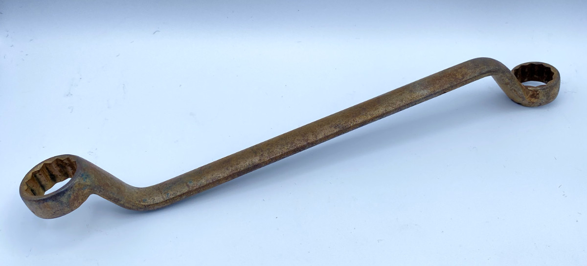 Herbrand 3729-A 25/32 in x 3/4 in Offset 12 Point Double End Box Wrench VTG