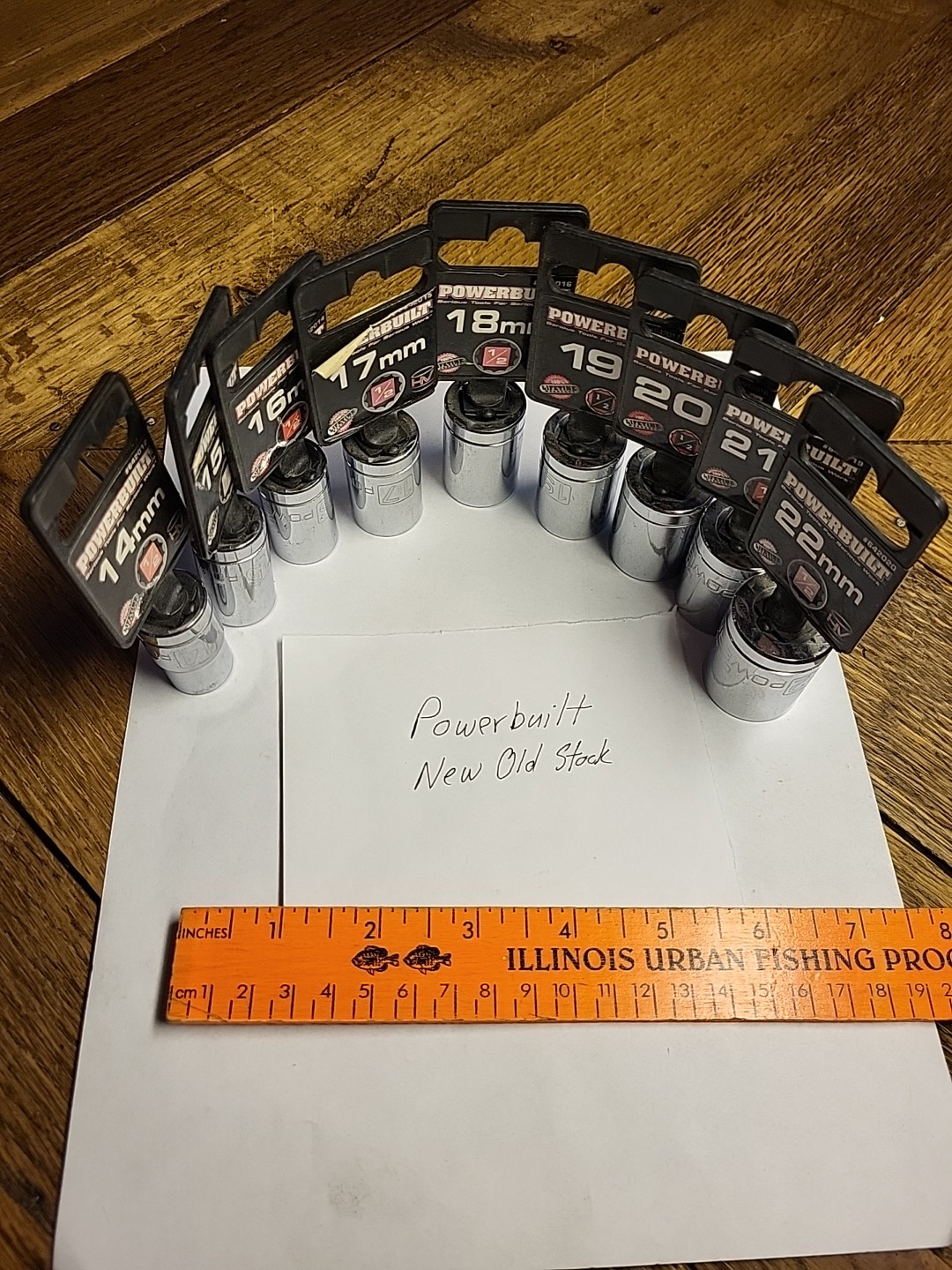 Powerbuilt 3/8 inch Drive SOCKETS – 14mm,15mm,16mm,17mm,18mm,19mm,20mm,21mm,22mm
