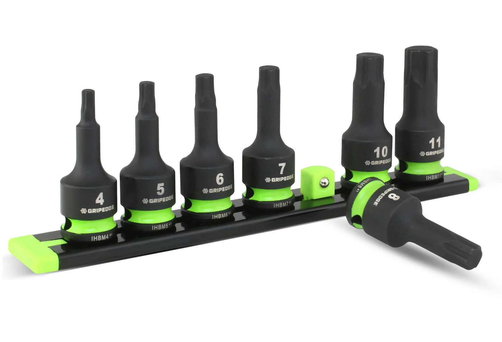 Gripedge RPT Impact Hex Driver Set – 7-Pc 3/8’’ Drive Short Metric | IHBM7S